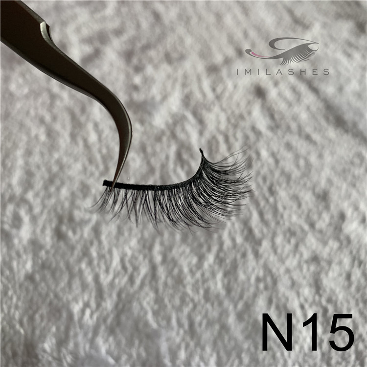 Natural synthetic 3d mink eyelash extensions